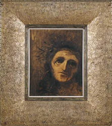Cristo (carboncino e gesso nero su carta)