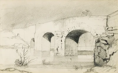 Disegno da un album intitolato "Il Paese Basco", 1862-63
