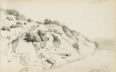 Disegno da un album intitolato "Il Paese Basco", 1862-63