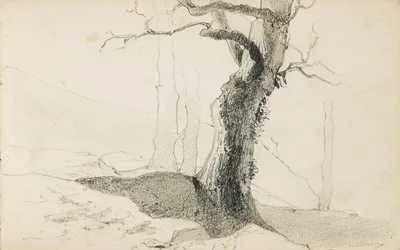 Disegno da un album intitolato "Il Paese Basco", 1862-63