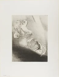 Cade a testa in giù nell