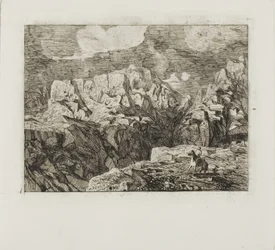 Cavaliere in montagna