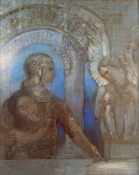 Cavaliere mistico, di Odilon Redon (1840-1916)