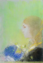 Profilo di giovane ragazza