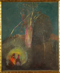 La fuga in Egitto (dipinto su tela)