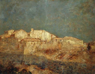 Paesaggio veneziano o quartiere dei pescatori a Venezia