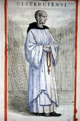 Monaco cistercense (incisione di O. Fialetti, XVI secolo)