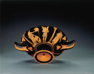 Kylix a figure rosse attiche, c.470 a.C.