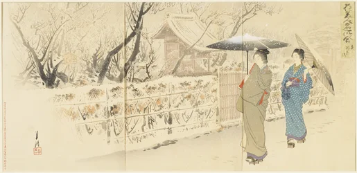 Prugna Garyo_bai a Kameido, dicembre 1895