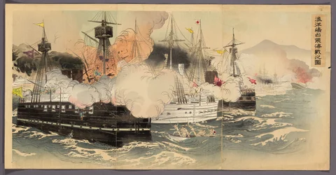La battaglia navale e la cattura dell