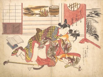 Scena da camera da letto, ca. 1739