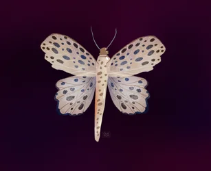 Farfalla maculata luminosa