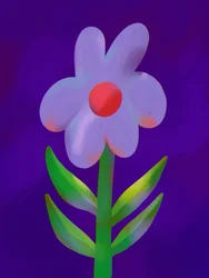 Fiore viola brillante
