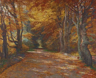Viale del Prater in autunno