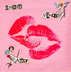 Kiss Omnia Vincit Amor, 2020 (tecnica mista su tela)