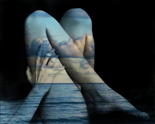 Gambe di mare, 2022 (tecnica mista digitale)