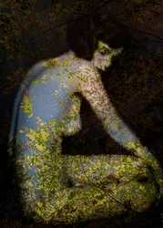 Nudo contro, 2021 (tecnica mista digitale)