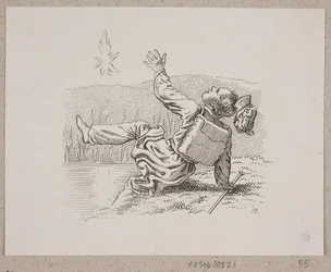 Il portatore di lanterna e il viandante