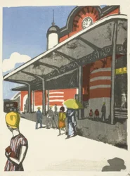 Stazione di Tokyo, dalla serie "Ricordi di Tokyo (Tokyo kaiko zue)