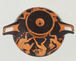 Kylix a figure rosse attiche