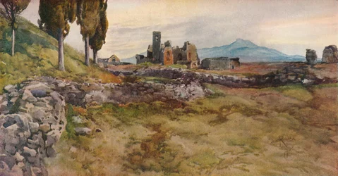 Sulla Via Appia, XIX secolo