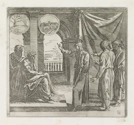 Giuseppe interpreta i sogni del faraone