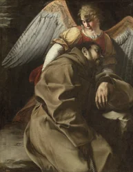 San Francesco sostenuto da un angelo, c.1607