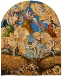 La caduta degli angeli ribelli, ca 1601