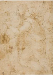 Tre giovani in preghiera