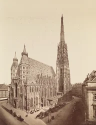 1°, Stephansplatz 1 - Cattedrale di Santo Stefano - facciate ovest e sud - veduta dall