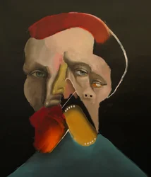 Un altro Vincent, 2022 (olio e acrilico su tela)