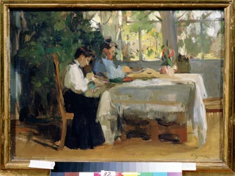 Nella veranda