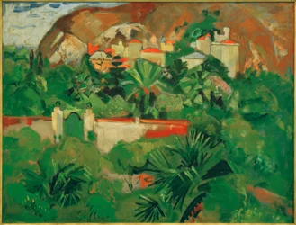 Paesaggio italiano con porta, Levanto