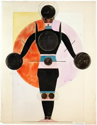 Figurina per Das Triadische Ballet - il Balletto Triadico