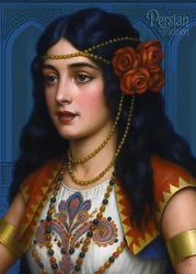 Elegante bellezza persiana