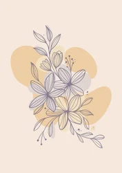 Delicate linee floreali