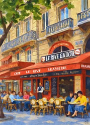 Un vivace caffè parigino