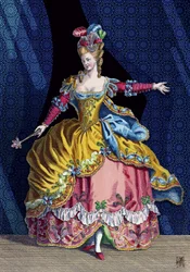 Costume di scena in stile rococò