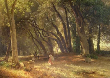 Nel Giardino della Villa Borghese