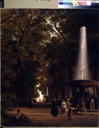 Il viale del parco