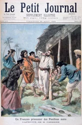 Un prigioniero francese, Tonchino, Vietnam, 1895