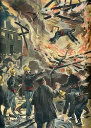 Morte del pompiere Bailly durante l