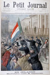 Dimostrazione contro Joseph Chamberlain, Irlanda, 1899