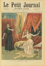 Mademoiselle Sibyl Sanderson (1865-1903) e Monsieur Jean Francois Delmas (1861-1933) in 
