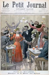 Mezza Quaresima, elezione della Regina delle Regine, 1900