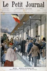 Paul Déroulède in esilio a Tournai, Belgio, 1900