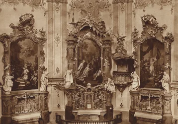 Chiesa del convento di Ettal, altari laterali