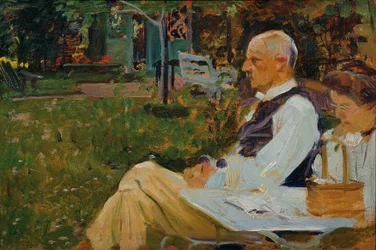 Heinrich (?) Triesch e sua moglie
