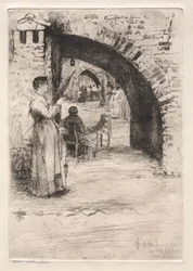 Incisioni di Venezia: Fabbricanti di reti, 1881