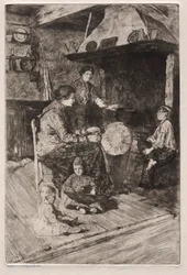 Acqueforti di Venezia: Le merlettaie